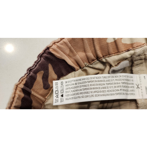 FOREVER 21 Camo Cargo Pockets Skirt Women's XS Tan NWT - Picture 9 of 11